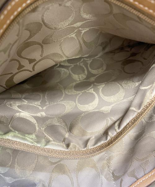 COACH（コーチ）COACH (コーチ) ショルダーバッグ グリーン×ブラウンの古着・服飾アイテム