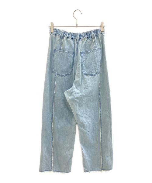 kelen（ケレン）kelen (ケレン) フリンジ デザイン デニム パンツ ブルー サイズ:Mの古着・服飾アイテム
