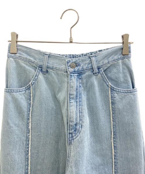 kelen（ケレン）kelen (ケレン) フリンジ デザイン デニム パンツ ブルー サイズ:Mの古着・服飾アイテム