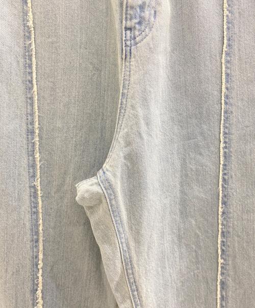 kelen（ケレン）kelen (ケレン) フリンジ デザイン デニム パンツ ブルー サイズ:Mの古着・服飾アイテム