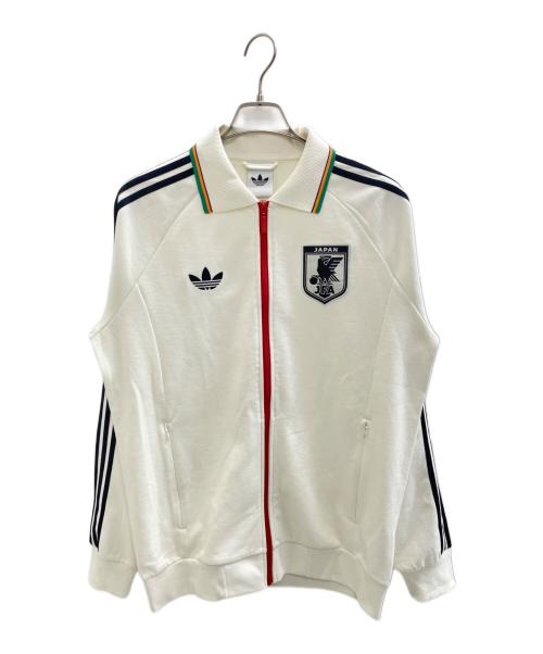 adidas Originals（アディダスオリジナル）adidas Originals (アディダスオリジナル) サッカー日本代表 2026 アウェイ アンセムジャケット ホワイトブラック サイズ:XLの古着・服飾アイテム