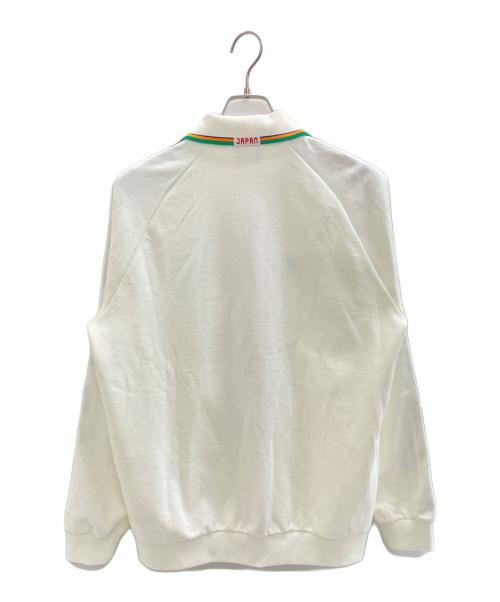 adidas Originals（アディダスオリジナル）adidas Originals (アディダスオリジナル) サッカー日本代表 2026 アウェイ アンセムジャケット ホワイトブラック サイズ:XLの古着・服飾アイテム