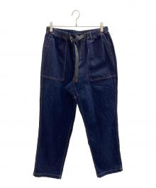 GRAMICCI（グラミチ）の古着「STRETCH DENIM LOOSE TAPERED RIDGE PANT」｜インディゴ
