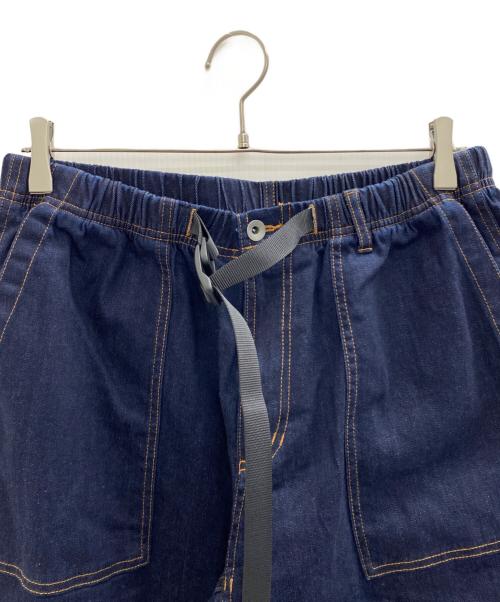 GRAMICCI（グラミチ）GRAMICCI (グラミチ) STRETCH DENIM LOOSE TAPERED RIDGE PANT インディゴ サイズ:Lの古着・服飾アイテム