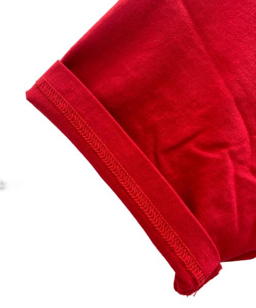 SUPREME（シュプリーム）SUPREME (シュプリーム) 20SS Bevel Text Ringer Tee ホワイト×レッド サイズ:Mの古着・服飾アイテム