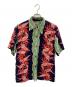 Sun Surf（サンサーフ）の古着「アロハシャツ」｜ネイビー×レッド