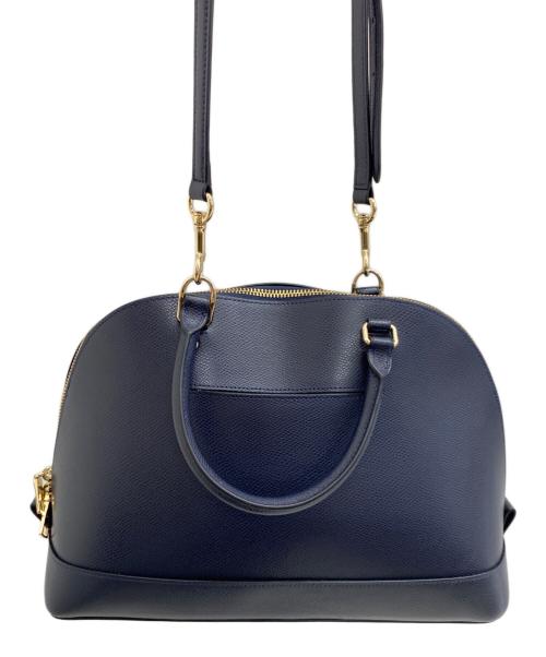 COACH（コーチ）COACH (コーチ) サッチェル ショルダーバッグ ネイビーの古着・服飾アイテム