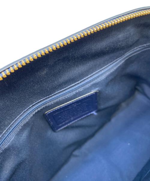 COACH（コーチ）COACH (コーチ) サッチェル ショルダーバッグ ネイビーの古着・服飾アイテム