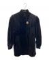NO BRAND（ノーブランド）の古着「毛皮ハーフコート」｜ブラック