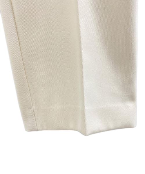 OHGA（オオガ）OHGA (オオガ) スラックス アイボリー サイズ:Mの古着・服飾アイテム