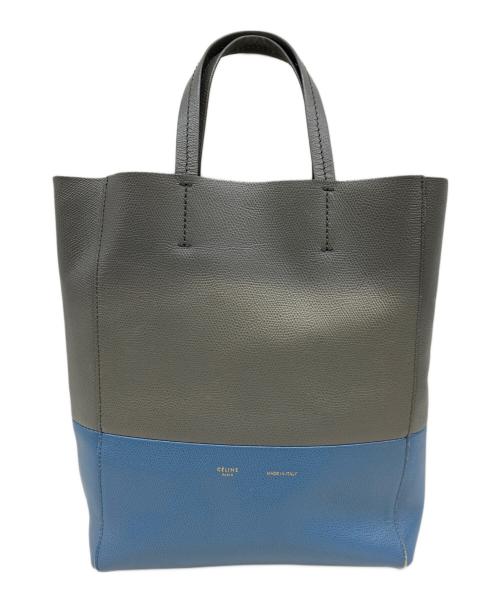 CELINE（セリーヌ）CELINE (セリーヌ) トートバッグ ブルー×グレーの古着・服飾アイテム