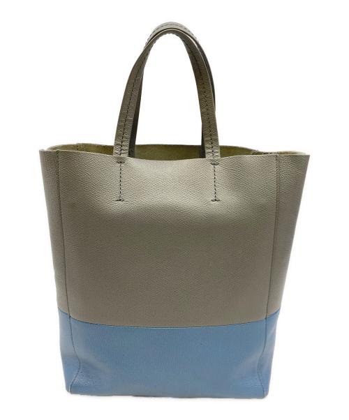 CELINE（セリーヌ）CELINE (セリーヌ) トートバッグ ブルー×グレーの古着・服飾アイテム