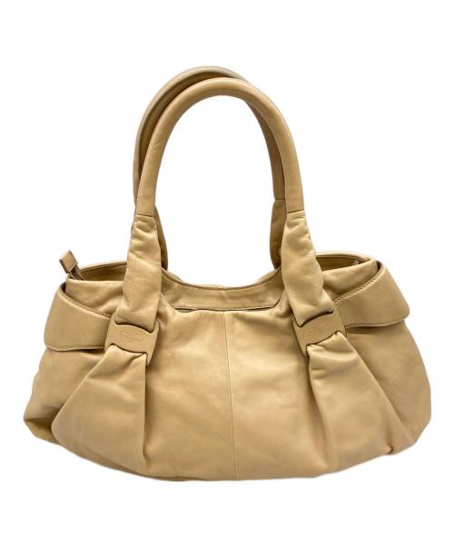 Salvatore Ferragamo（サルヴァトーレ フェラガモ）Salvatore Ferragamo (サルヴァトーレ フェラガモ) ハンドバッグ ベージュの古着・服飾アイテム