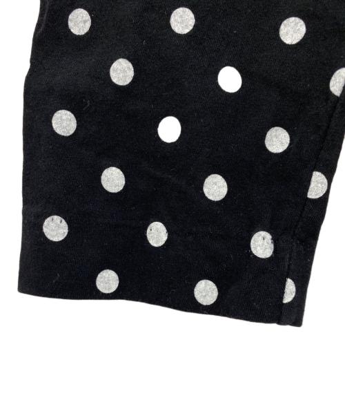 PLAY COMME des GARCONS（プレイコムデギャルソン）PLAY COMME des GARCONS (プレイコムデギャルソン) Polka Dots Long Sleeve T-Shirt With Red Emblem ブラック サイズ:Mの古着・服飾アイテム