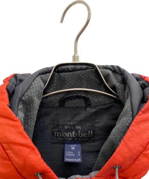 mont-bell（モンベル）mont-bell (モンベル) 中綿ジャケット レッド×ブラウン サイズ:Mの古着・服飾アイテム