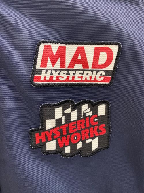 Hysteric Glamour（ヒステリックグラマー）Hysteric Glamour (ヒステリックグラマー) レーシングジャケット ネイビー サイズ:Freeの古着・服飾アイテム