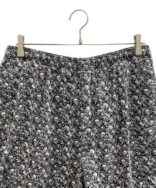stussy（ステューシー）stussy (ステューシー) 19SS スカルボーンプリントパンツ ホワイト×ブラック サイズ:Lの古着・服飾アイテム