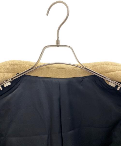 LITHIUM HOMME（リチウムオム・ファム）LITHIUM HOMME (リチウムオム・ファム) MILIOR HEAVYMELTON SHORT PEACOAT ベージュ サイズ:46の古着・服飾アイテム