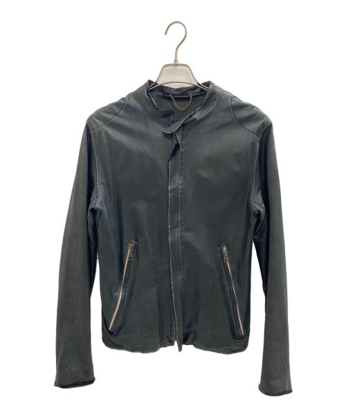 Sissi（シシ）Sissi (シシ) レザージャケット ブラック サイズ:Mの古着・服飾アイテム