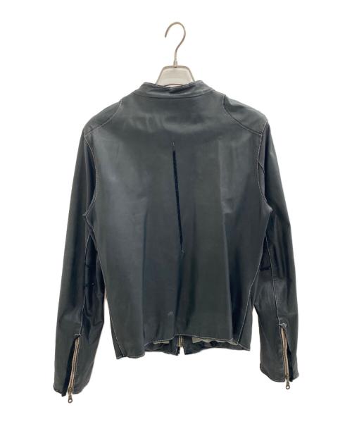 Sissi（シシ）Sissi (シシ) レザージャケット ブラック サイズ:Mの古着・服飾アイテム