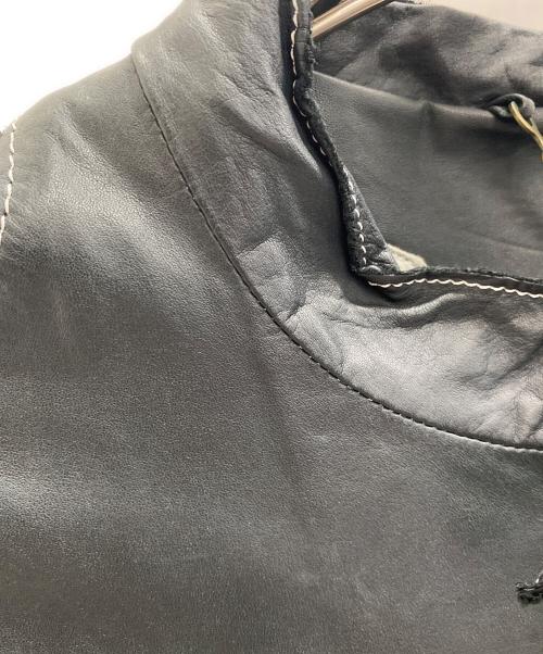 Sissi（シシ）Sissi (シシ) レザージャケット ブラック サイズ:Mの古着・服飾アイテム