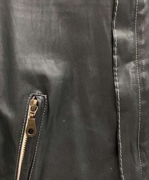 Sissi（シシ）Sissi (シシ) レザージャケット ブラック サイズ:Mの古着・服飾アイテム