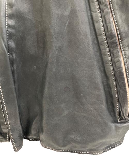 Sissi（シシ）Sissi (シシ) レザージャケット ブラック サイズ:Mの古着・服飾アイテム
