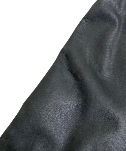 Sissi（シシ）Sissi (シシ) レザージャケット ブラック サイズ:Mの古着・服飾アイテム