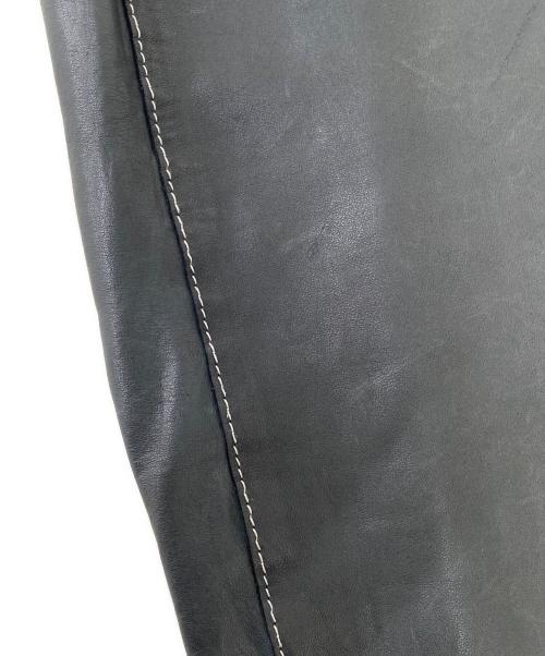 Sissi（シシ）Sissi (シシ) レザージャケット ブラック サイズ:Mの古着・服飾アイテム