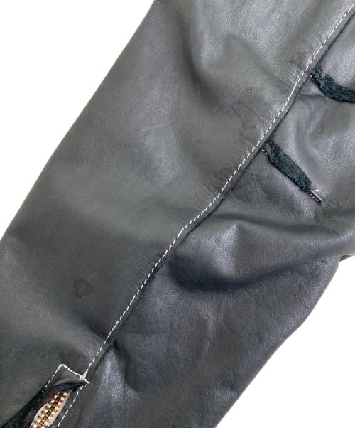 Sissi（シシ）Sissi (シシ) レザージャケット ブラック サイズ:Mの古着・服飾アイテム