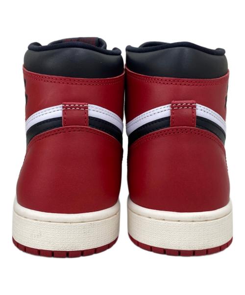 NIKE（ナイキ）NIKE (ナイキ) AIR JORDAN 1 HIGH ブラック×レッド サイズ:27.5cmの古着・服飾アイテム