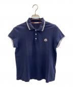 MONCLERモンクレール）の古着「MAGLIA PORO MANICA CORTA」｜ネイビー