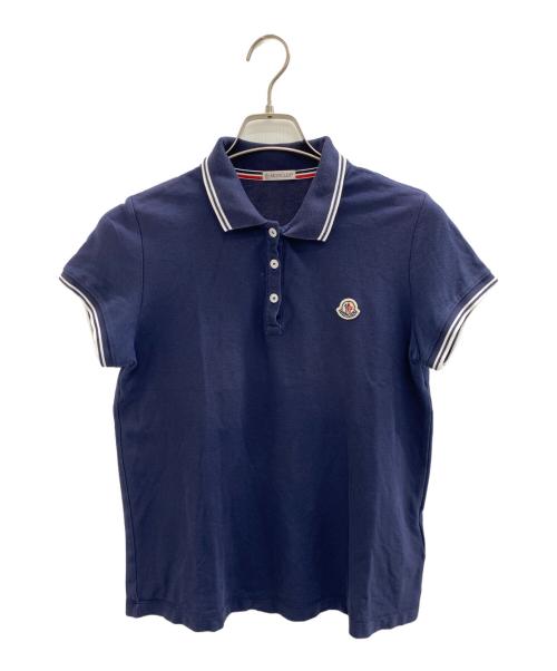 MONCLER（モンクレール）MONCLER (モンクレール) MAGLIA PORO MANICA CORTA ネイビー サイズ:Mの古着・服飾アイテム
