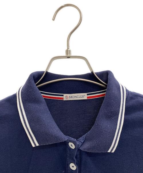 MONCLER（モンクレール）MONCLER (モンクレール) MAGLIA PORO MANICA CORTA ネイビー サイズ:Mの古着・服飾アイテム