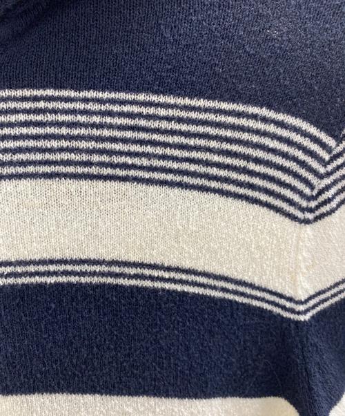 ARMANI EXCHANGE（アルマーニ エクスチェンジ）ARMANI EXCHANGE (アルマーニ エクスチェンジ) ジップパーカー ネイビー×ホワイト サイズ:XSの古着・服飾アイテム