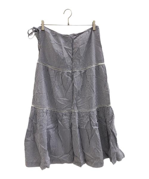 L'appartement（アパルトモン）L'appartement (アパルトモン) ワンピース ブルー×ホワイト サイズ:Mの古着・服飾アイテム