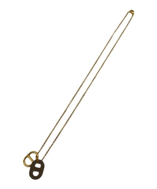HERMES（エルメス）HERMES (エルメス) オーマイヨン ゴールド×ブラウンの古着・服飾アイテム
