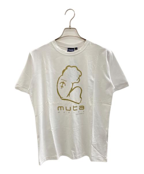muta（ムータ）muta (ムータ) 半袖カットソー ホワイト サイズ:M 未使用品の古着・服飾アイテム