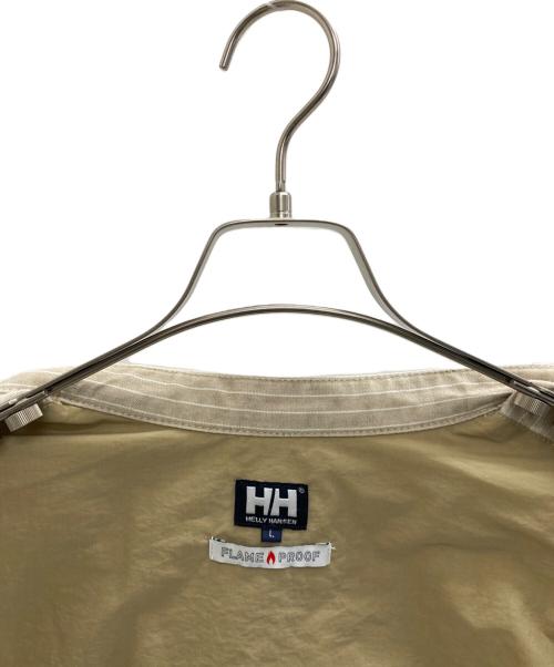 HELLY HANSEN（ヘリーハンセン）HELLY HANSEN (ヘリーハンセン) Flameproof Denim Band Collar Jacket ブラウン サイズ:Lの古着・服飾アイテム