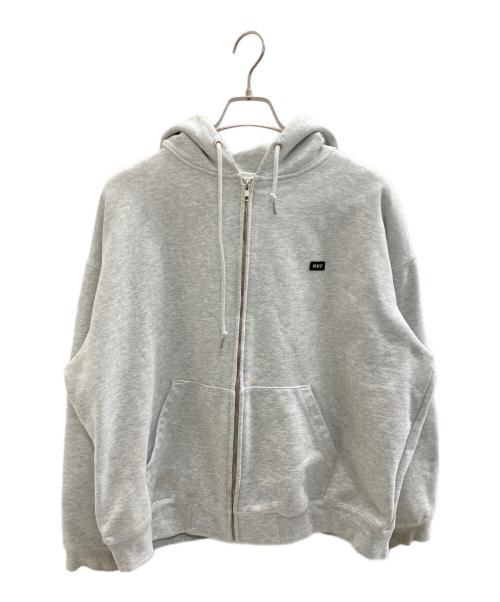HUF（ハフ）HUF (ハフ) ジップパーカー グレー サイズ:Lの古着・服飾アイテム