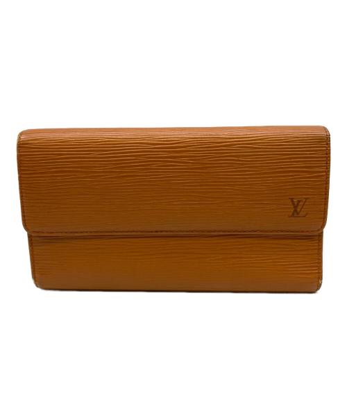 LOUIS VUITTON（ルイ ヴィトン）LOUIS VUITTON (ルイ ヴィトン) ポルトトレゾール・インターナショナル キャメルの古着・服飾アイテム