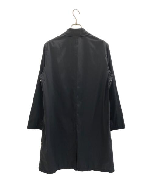 ARMANI COLLEZIONI（アルマーニ コレツィオーニ）ARMANI COLLEZIONI (アルマーニ コレツィオーニ) ステンカラーコート ブラック サイズ:48の古着・服飾アイテム