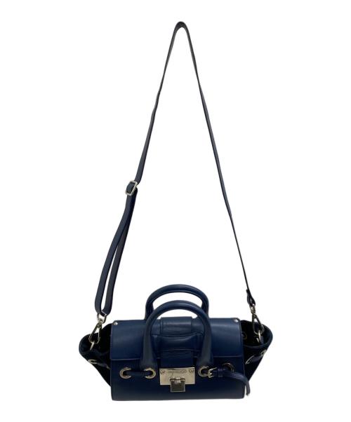 JIMMY CHOO（ジミーチュウ）JIMMY CHOO (ジミーチュウ) ロザリー ネイビーの古着・服飾アイテム