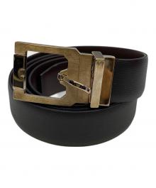 Salvatore Ferragamo（サルヴァトーレ フェラガモ）の古着「レザーベルト」｜ブラウン×ブラック