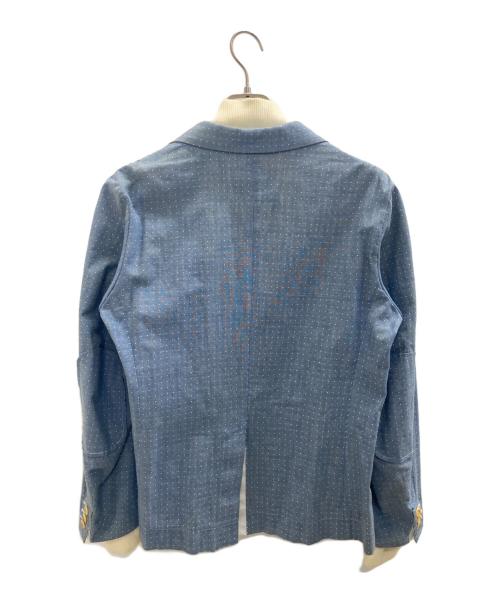 sacai（サカイ）sacai (サカイ) Dot pattern cotton jacket スカイブルー サイズ:2の古着・服飾アイテム