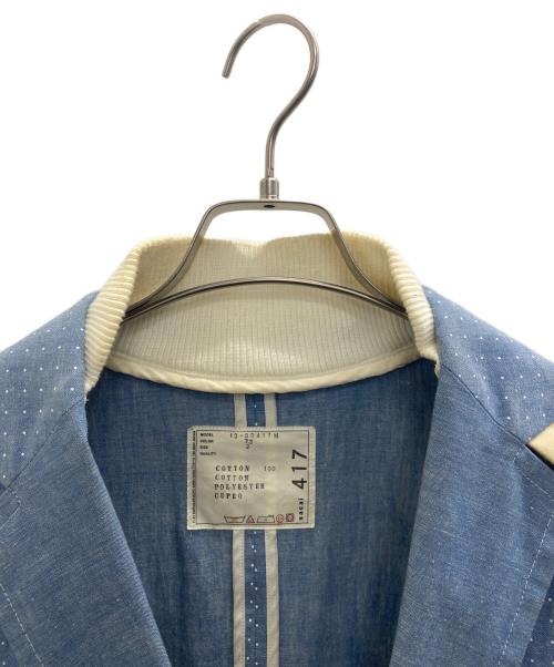sacai（サカイ）sacai (サカイ) Dot pattern cotton jacket スカイブルー サイズ:2の古着・服飾アイテム
