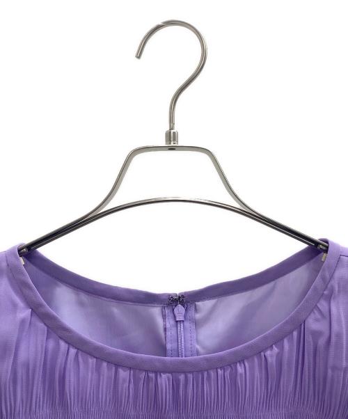 TO BE CHIC（トゥービーシック）TO BE CHIC (トゥービーシック) 半袖ブラウス パープル サイズ:44の古着・服飾アイテム