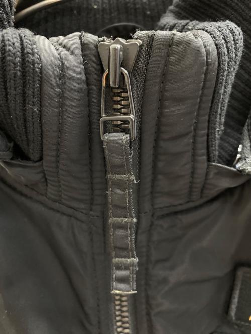 ALPHA（アルファ）ALPHA (アルファ) フーデッドMA-1 ブラック サイズ:XLの古着・服飾アイテム