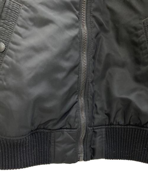 ALPHA（アルファ）ALPHA (アルファ) フーデッドMA-1 ブラック サイズ:XLの古着・服飾アイテム