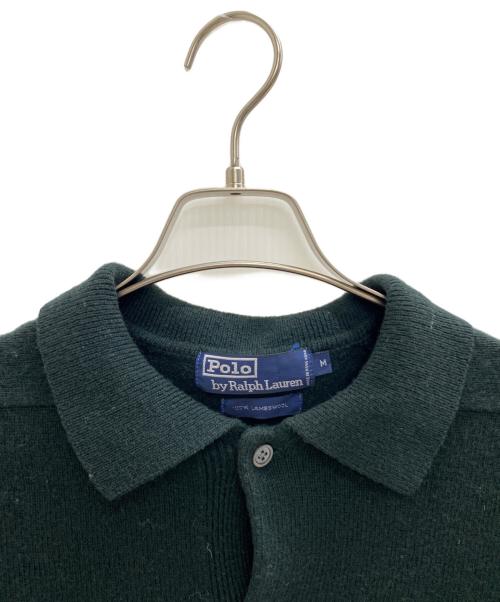 POLO RALPH LAUREN（ポロ・ラルフローレン）POLO RALPH LAUREN (ポロ・ラルフローレン) 厚手ニット グリーン サイズ:Mの古着・服飾アイテム